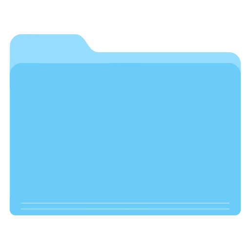 Blue, folder icon | Icon search engine