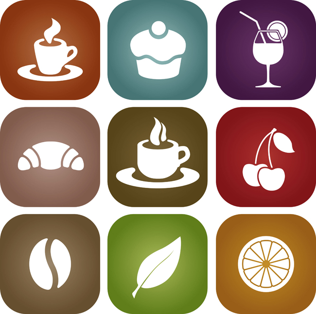 Food Icons Free vector in Adobe Illustrator ai ( .AI 