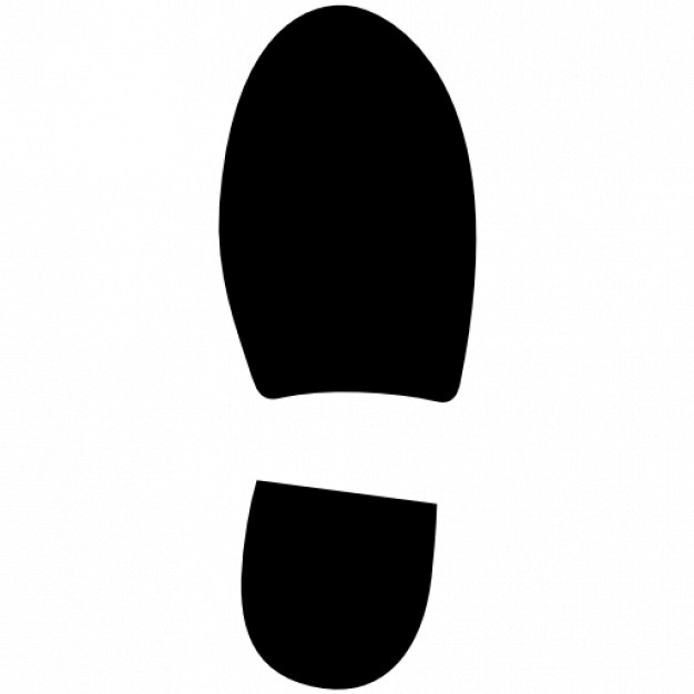 Travel Right Footprint Icon | iOS 7 Iconset 