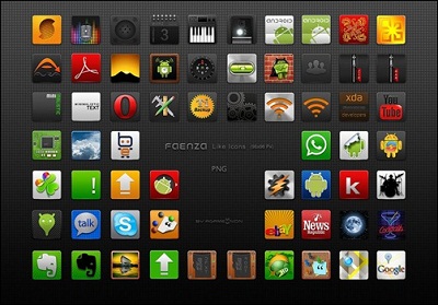 30 Free And High Quality Android Icon Sets | Android icons, Icon 