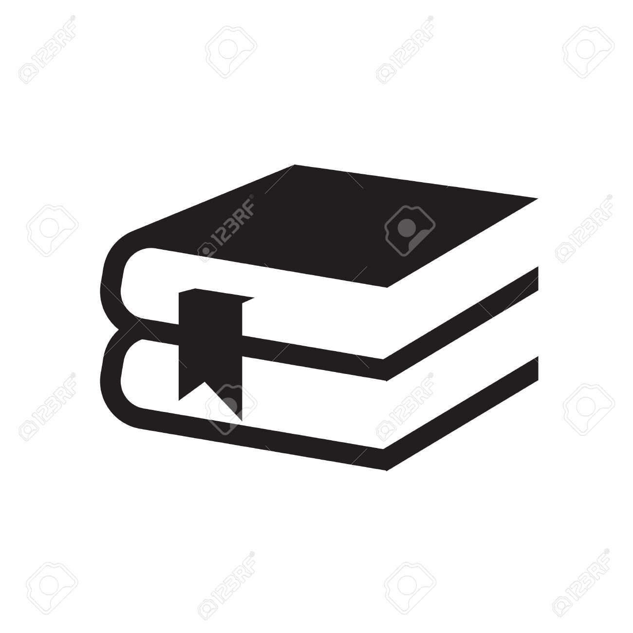 Open book vector icon stock vector. Illustration of collection 