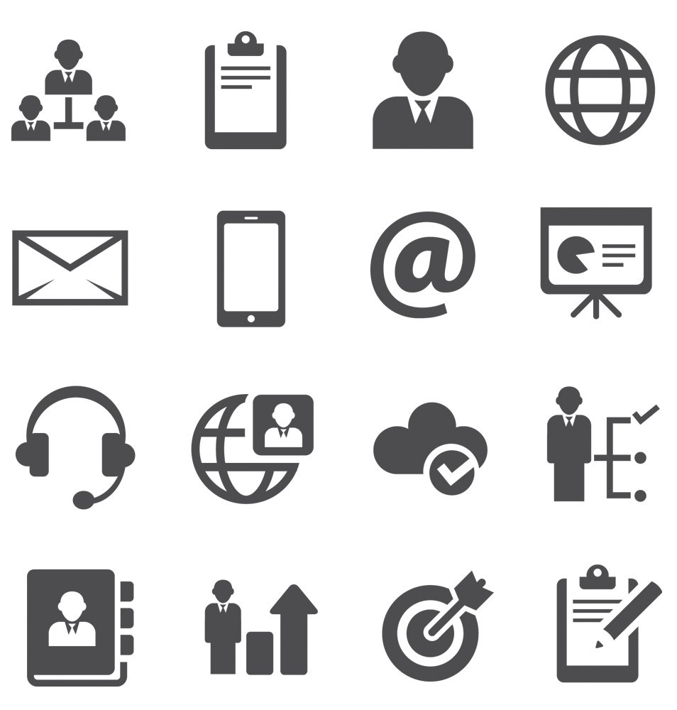Office with business icons pack - Business Icons free download