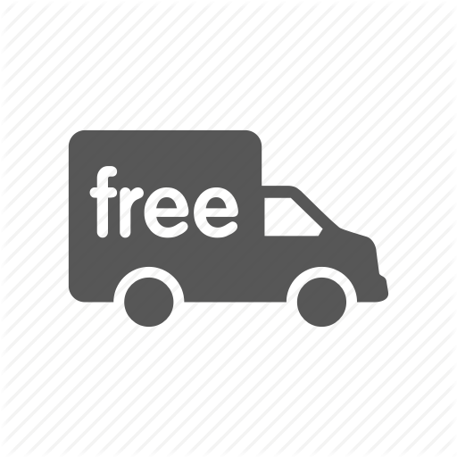 Fast Free Shipping Delivery Truck Flat Stock Vector 353170505 