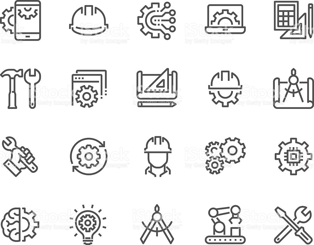 Mechanical icons Vector | Free Download