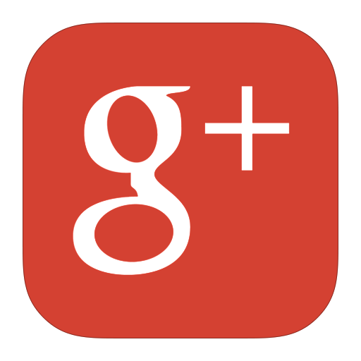 Google Plus logo on black background - Free logo icons