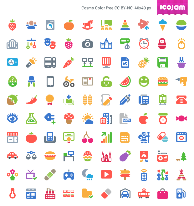 4 Exclusive Free Icon Packs for Download - Office, Weather 