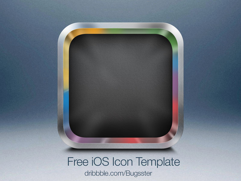 Free iOS Icon Template 2 (PSD) by Taras Shypka - Dribbble