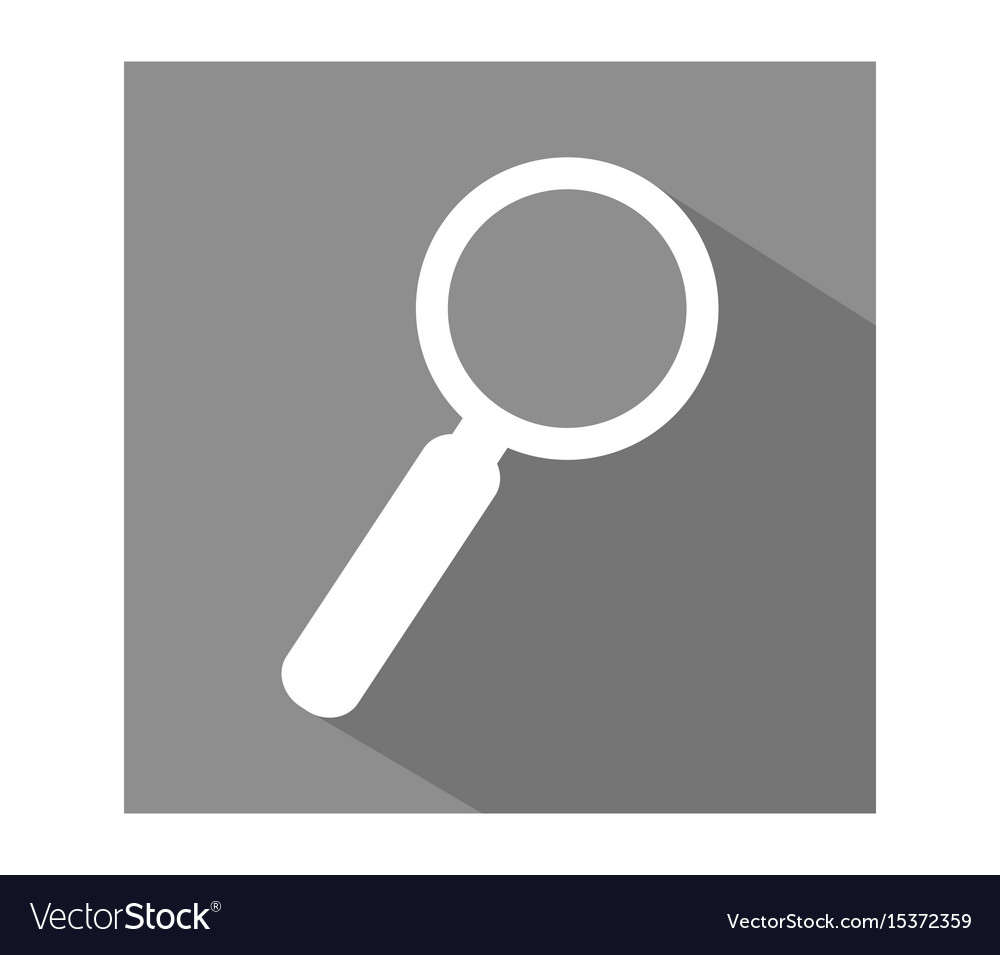 Magnifying Glass Silhouette - Free Clip Art
