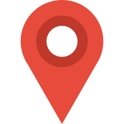 Simple location map pin icon light blue free vector data | SVG 