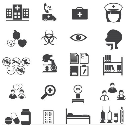 30 Free Medical Icon Sets You Can Download | Medical icon, Icon 