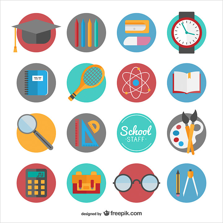 30 Free School and Education Icons sets to Download - Hongkiat