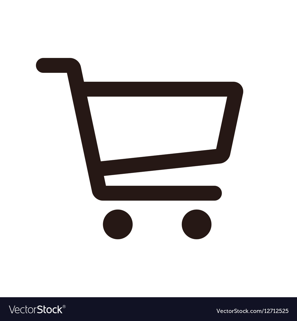 Green shopping cart icon vector Free vector in Adobe Illustrator 
