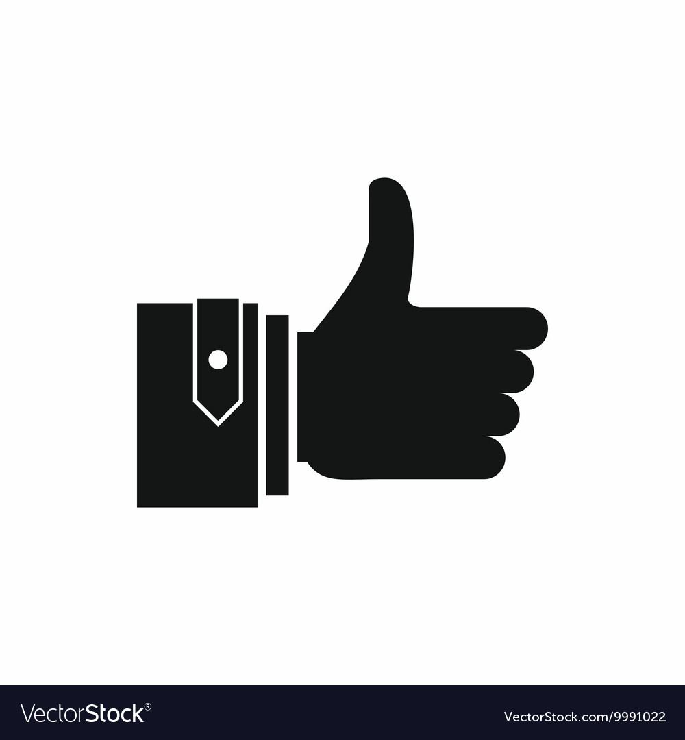 Thumbs Up Silhouette Icons PNG - Free PNG and Icons Downloads