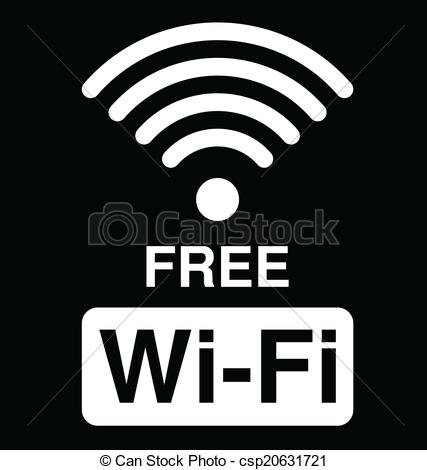 Wifi icons. Wifi symbols. Wireless Network cloud icons. Wifi zone 