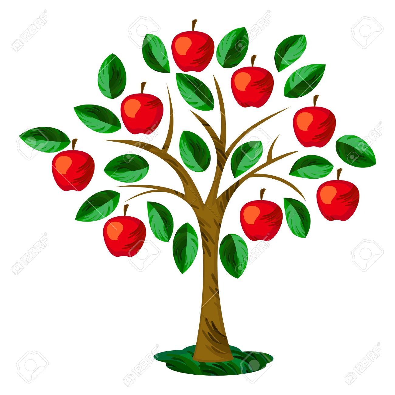 Fruit tree icon Stock image and royalty-free vector files on 
