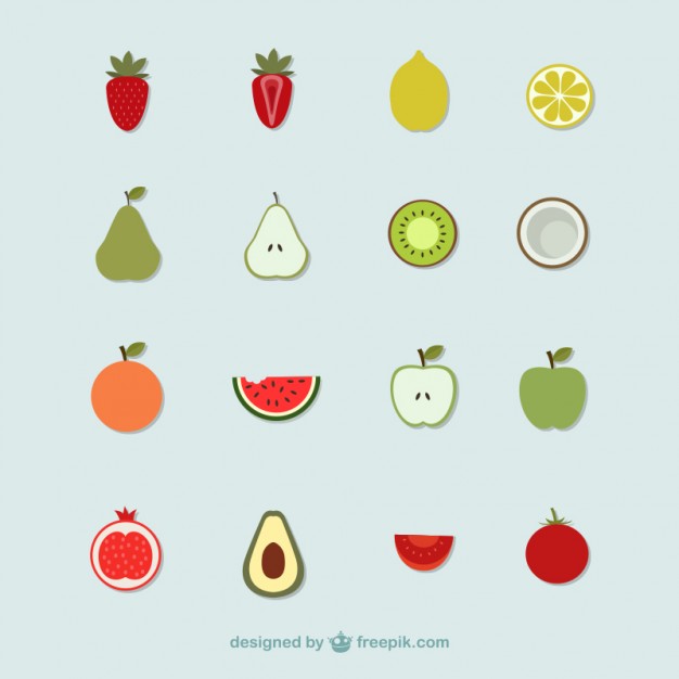 Fruit icons Vector | Free Download