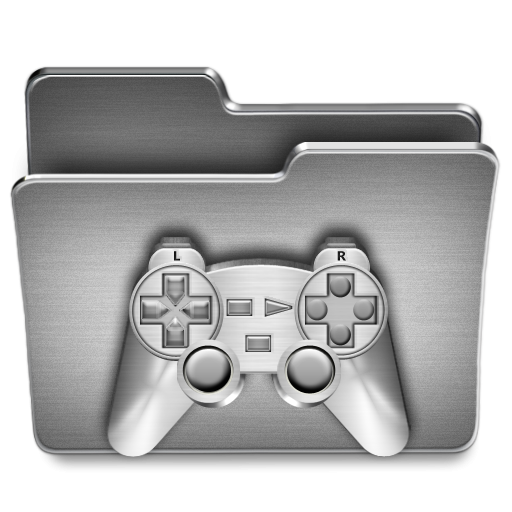Games Steel Folder Icon, PNG ClipArt Image | IconBug.com