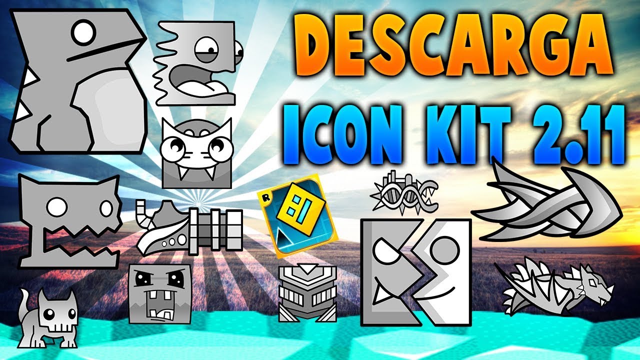 Geometry Dash Hack All Icons Download - YouTube