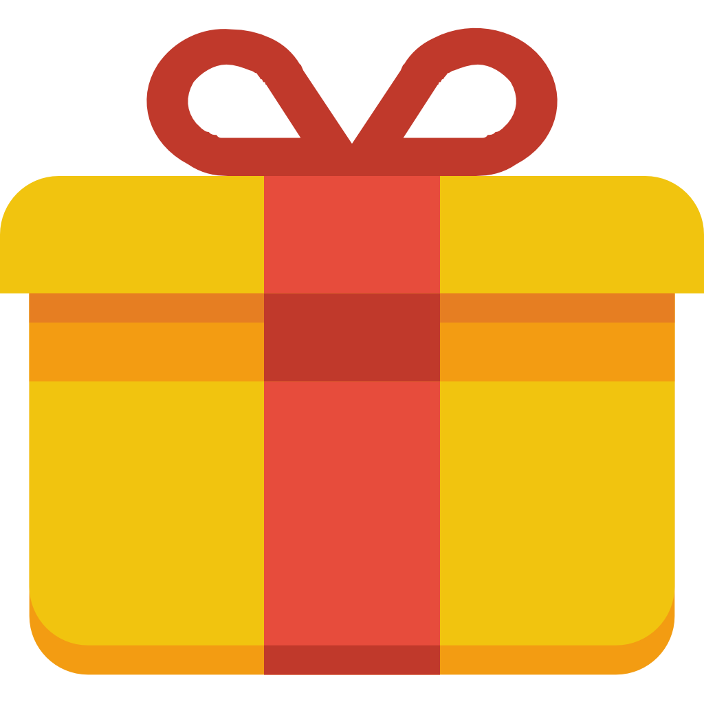 Anniversary gift box outline - Free other icons