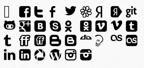 40 Social Icons Sketch freebie - Download free resource for Sketch 