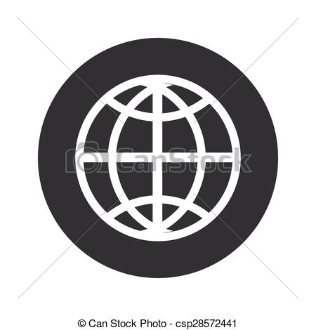 Globe icon Royalty Free Vector Clip Art Image #68530  RFclipart