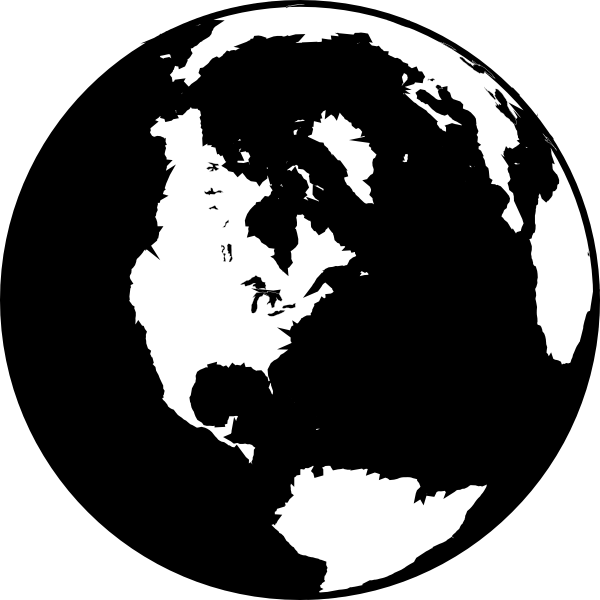 Earth Globe With Continents Maps Svg Png Icon Free Download 