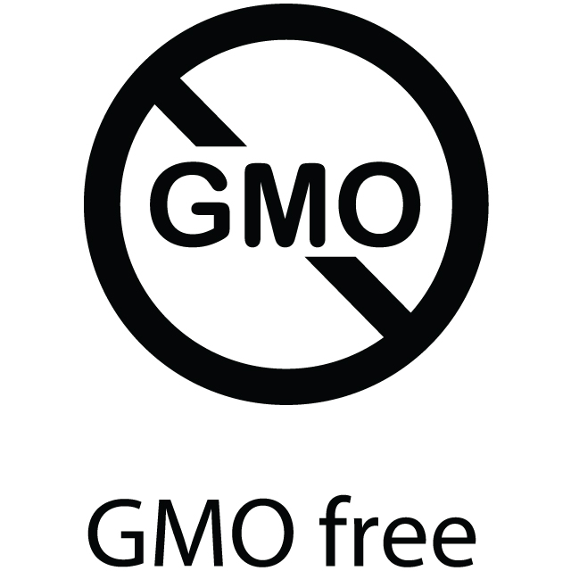 GMO Free Logo Icon Symbol. Graphic Oval Symbol Typographic. Fully 