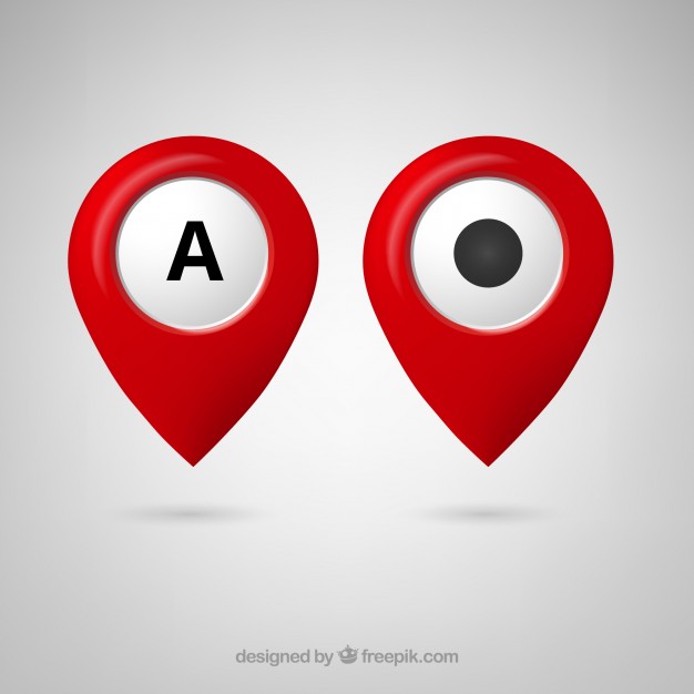 Thin Line Google Map Pin Point Location Icon Stock Vector Art 