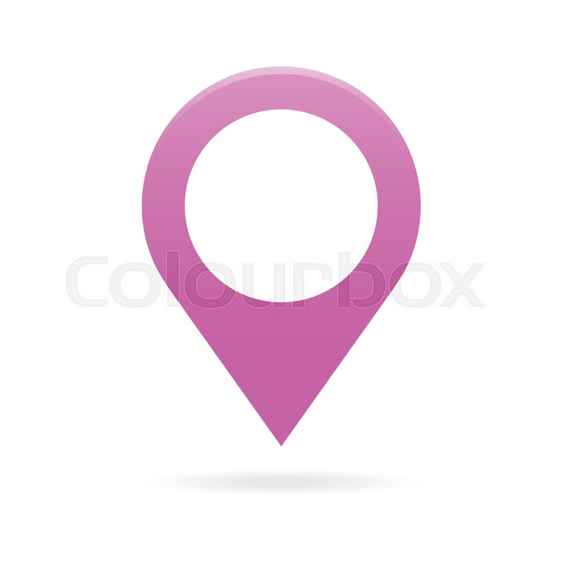Building map pointer icon marker gps location Vector Image