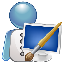 Graphic design, laptop, paintbrush, web design icon | Icon search 