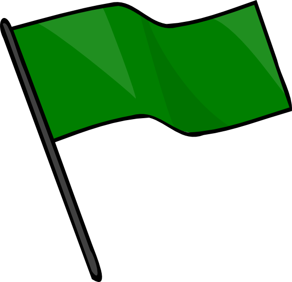 Green flag icon - Free green flag icons