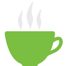 Green tea leaf icon cartoon style Royalty Free Vector Image