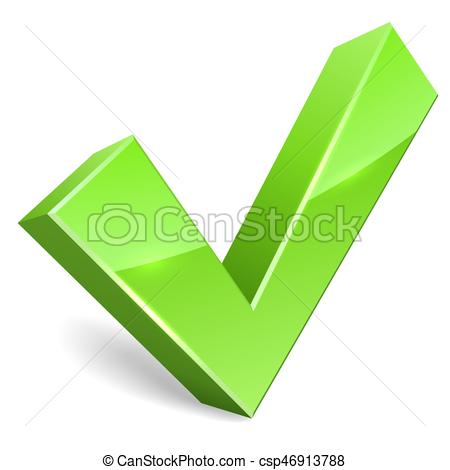 Green Tick Green Check Mark Tick Stock Vector 785926819 - 
