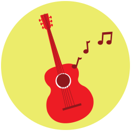 Spanish guitar - Free music icons