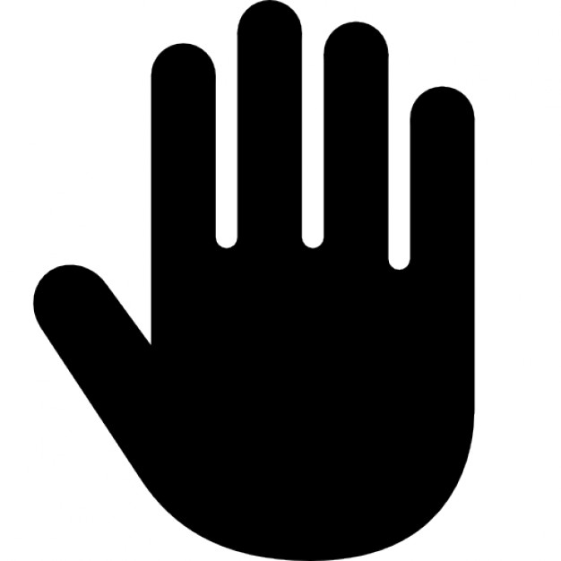 Fingers, hand, palm, streched icon | Icon search engine