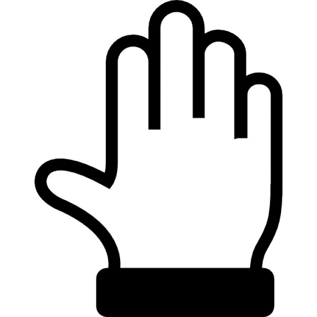 IconExperience  V-Collection  Hand Stop Icon