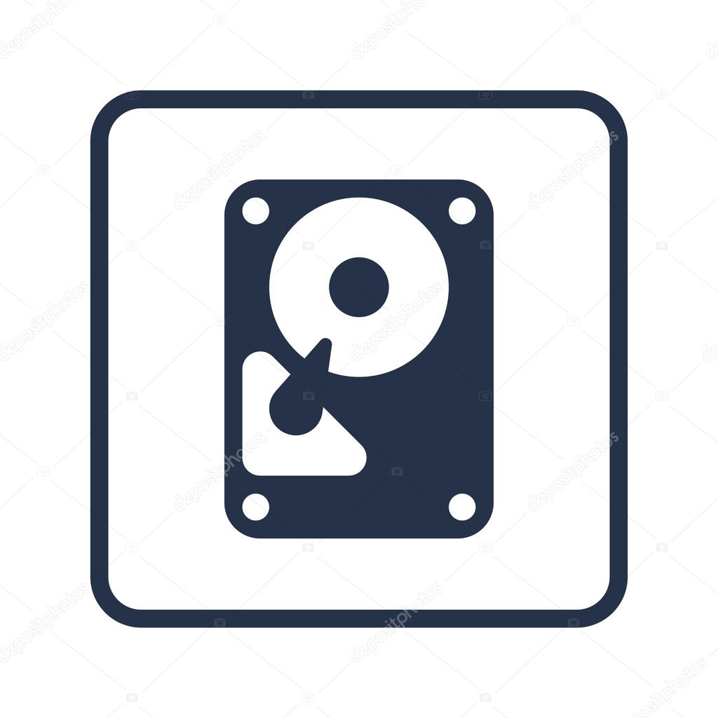 Hard drive icon image jpg, vector eps, flat web, material icon, UI 