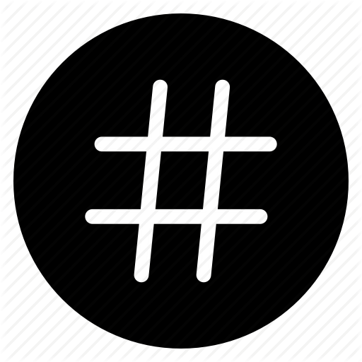 Hashtag icon vector | Download free
