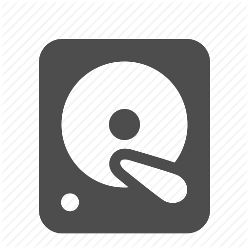 Vector HDD Icon. Two-tone Version Of Hard Disk Drive Simple Icon 