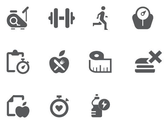Medical and health care simple icon set Royalty Free Vector Clip 