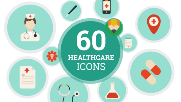 Big Medical And Health Icons Set Created For Mobile, Web And 