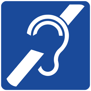 Deaf Symbol clip art Free vector in Open office drawing svg ( .svg 