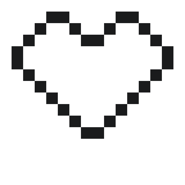 pixel cartoon heart icon image Stock Vector Art  Illustration 