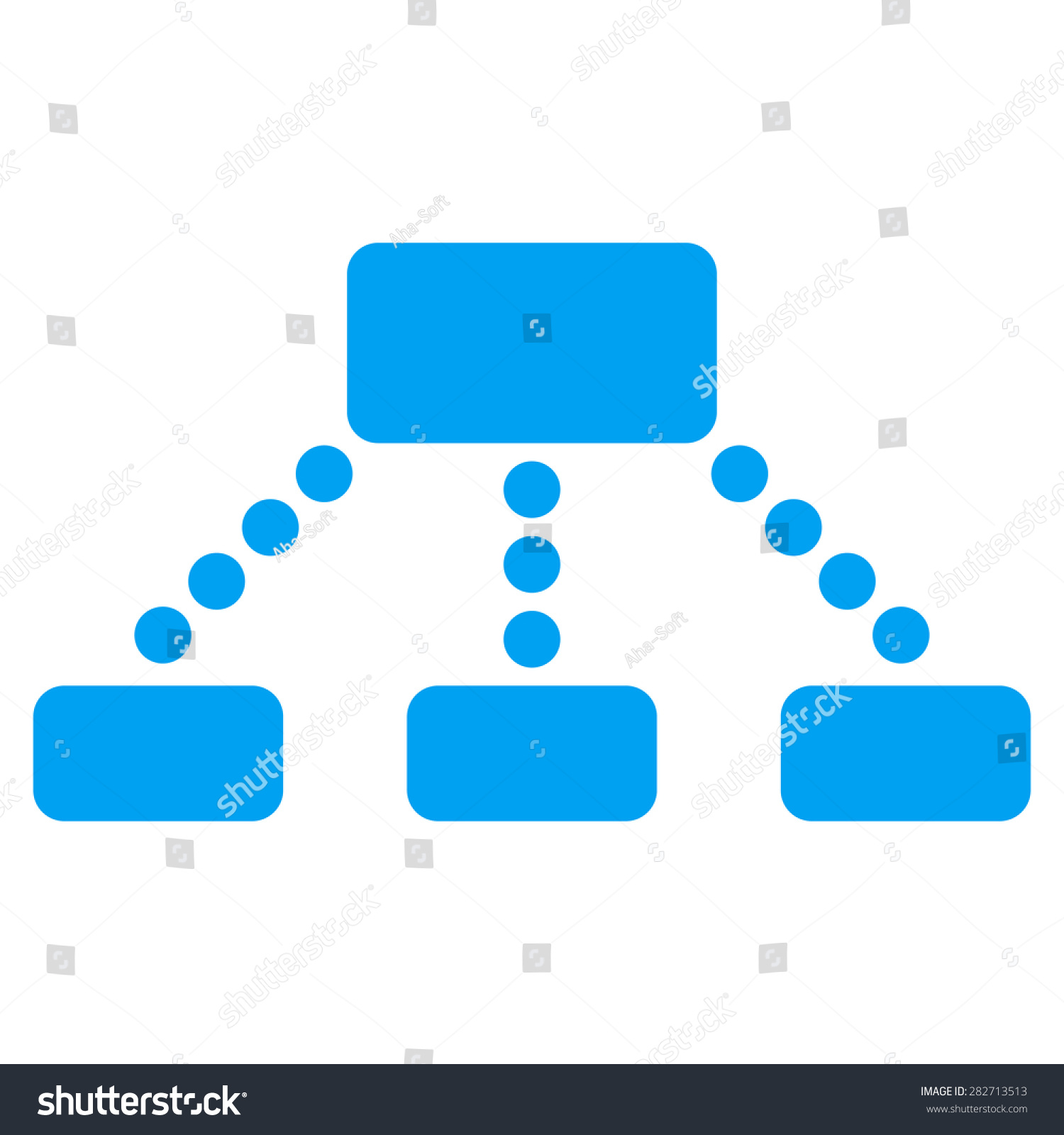 Client, community, employee, hierarchy, link, manager, user icon 