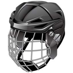 Hockey Helmet Icon. Simple Illustration Of Hockey Helmet Vector 