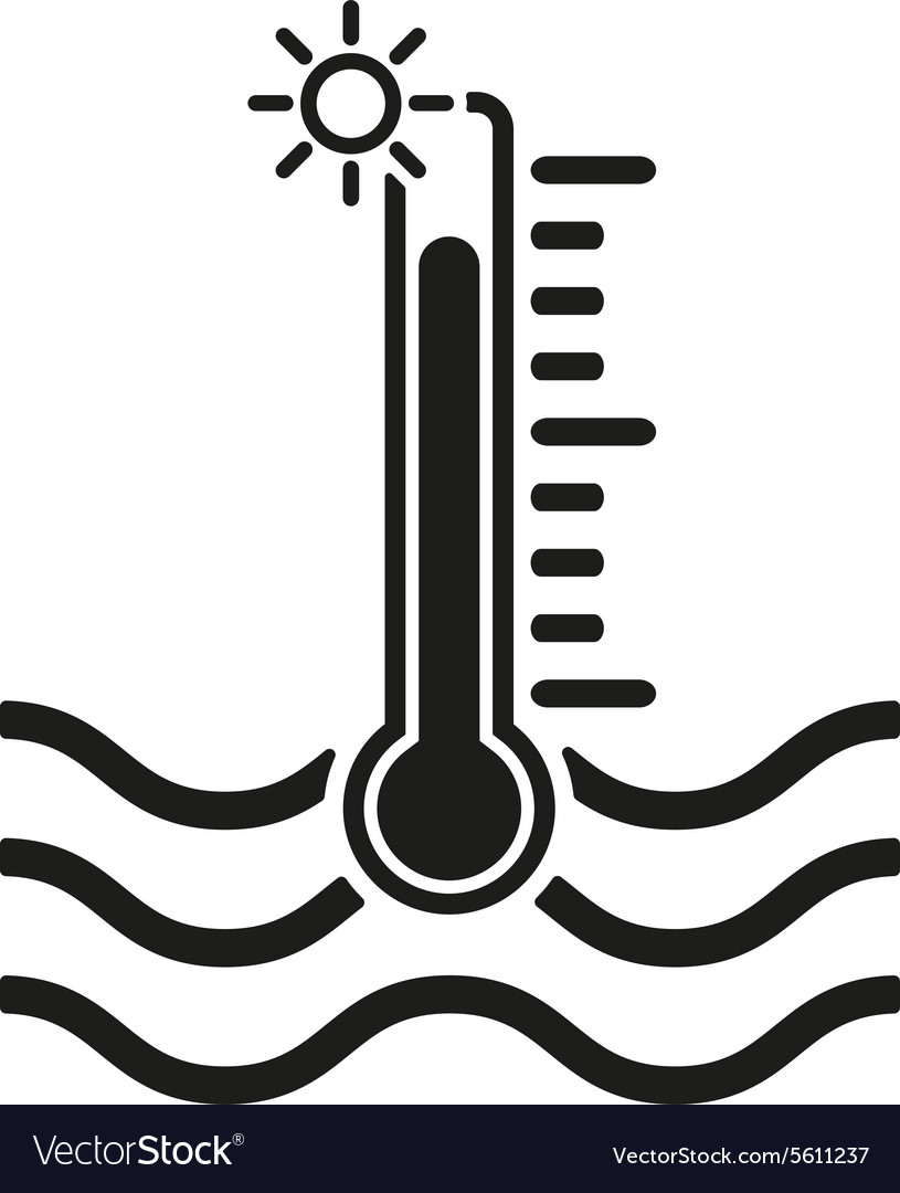 Boiling water icon vector. Glass with hot water. On white 