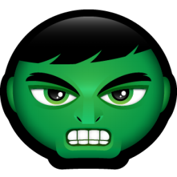 Comics Hulk Fist Icon | UltraBuuf Iconset | Mattahan