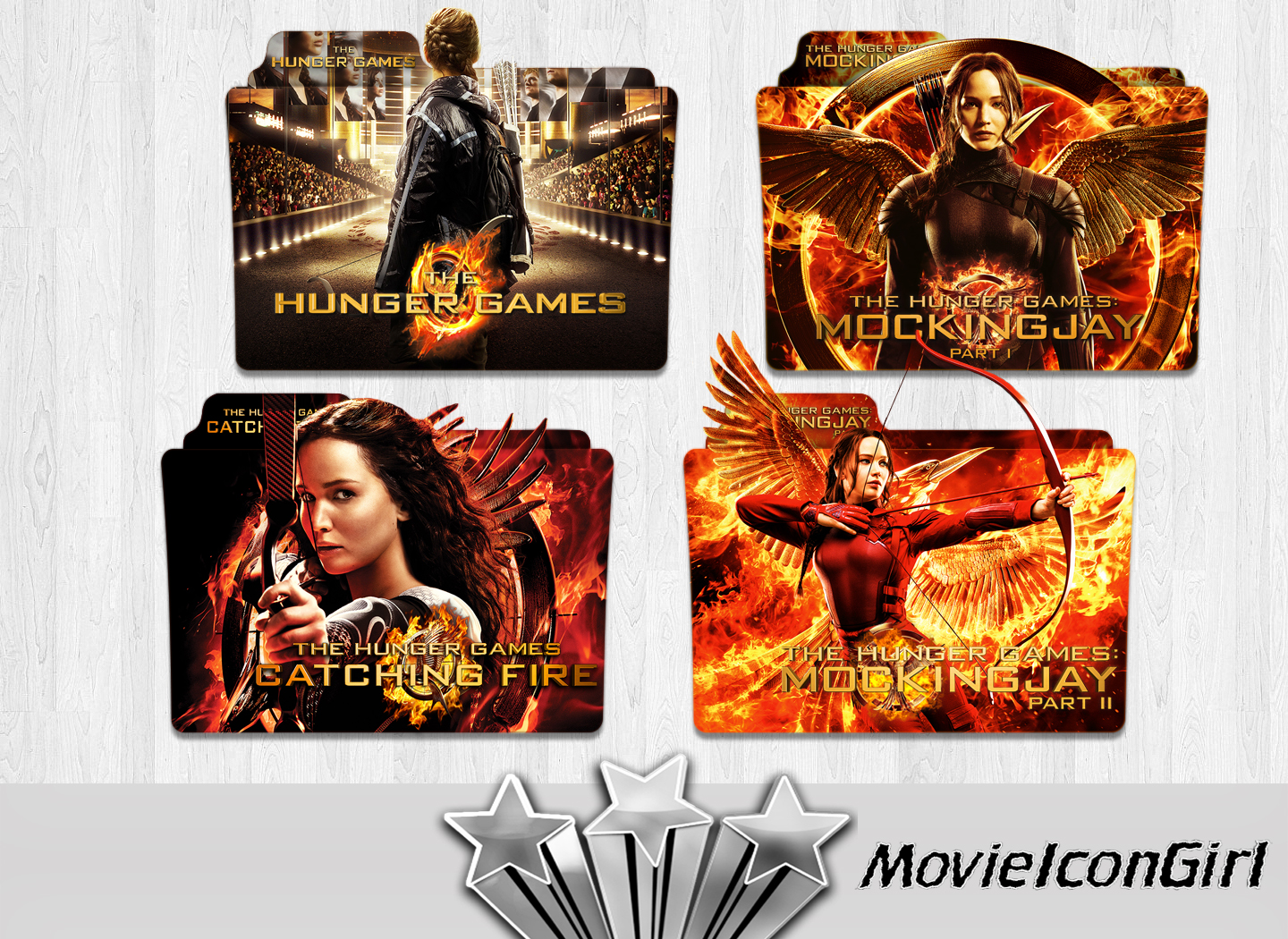 Hunger Games Movies Collection Folder by that-eerie-knock on 