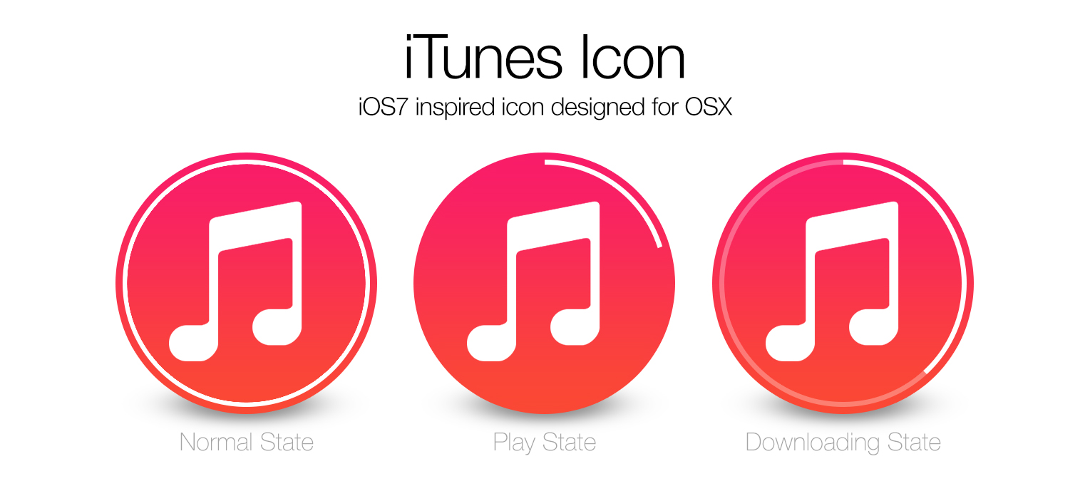 New iTunes icon from Apple Sketch freebie - Download free resource 