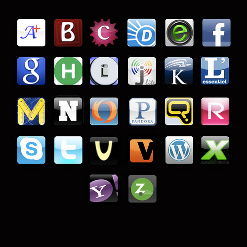 Multipurpose Alphabet Iconset (260 icons) | Supratim Nayak